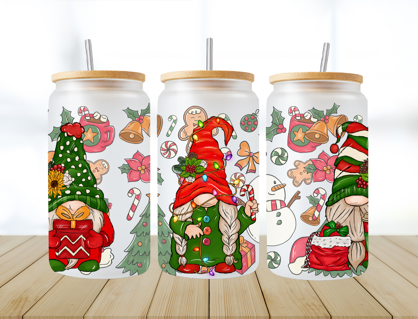 Christmas gnomes - UV Libby Wrap