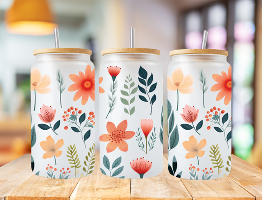 Boho Flower Collage- UV Libby Wrap