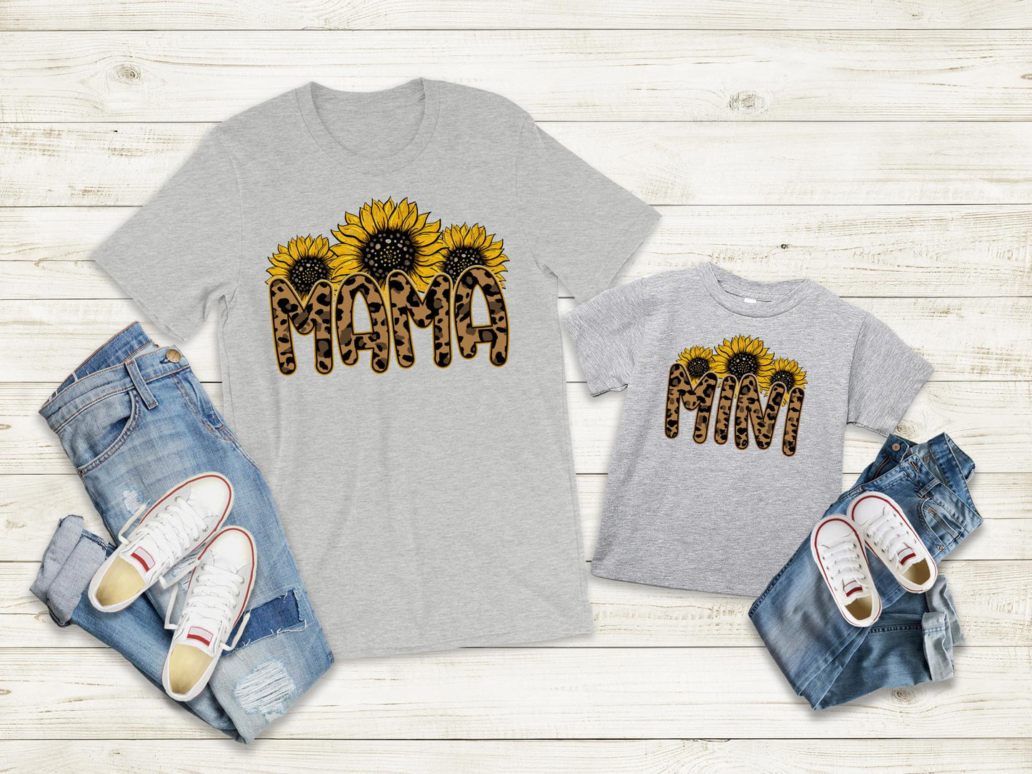 Mom & Me - Leopard Sunflower Mini