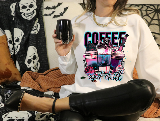 Coffee and chill ghostface
