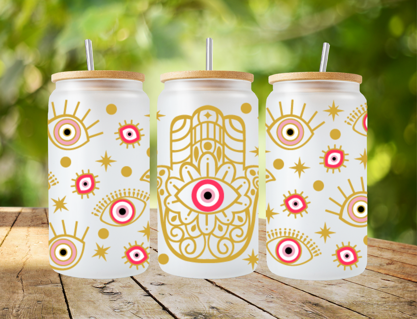 Hand with eyeballs - UV Libby Wrap