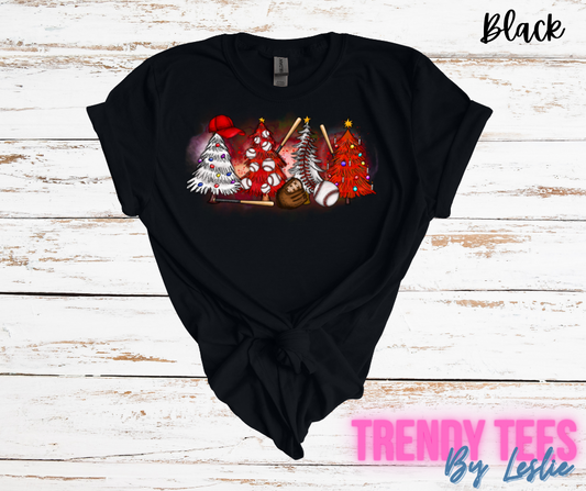 Baseball Christmas Trees