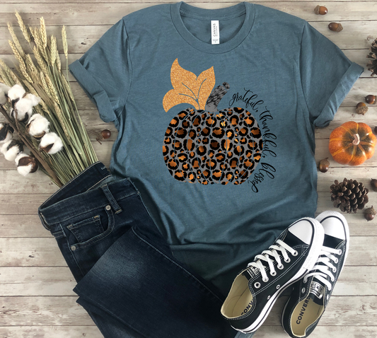 Pumpkin Grateful Thankful Blessed (Youth)