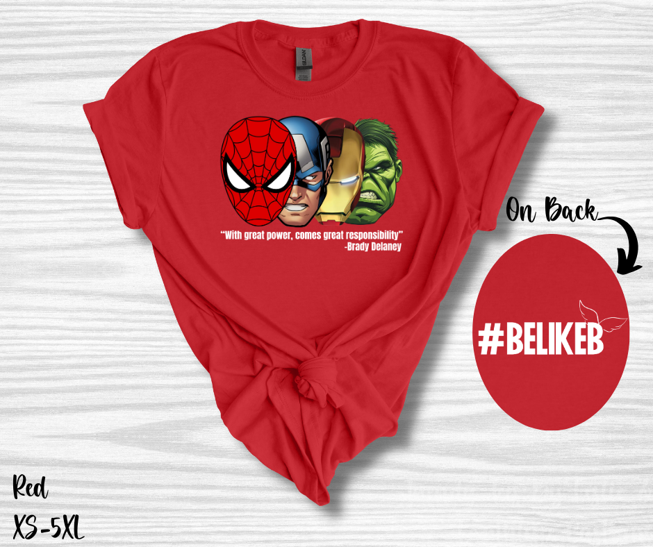 #BeLikeB Superhero Youth Tee