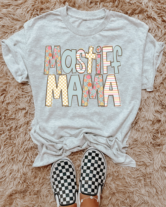 Mastiff Mama (floral)