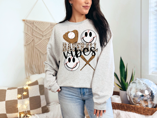 Leopard Baseball Vibes Collage