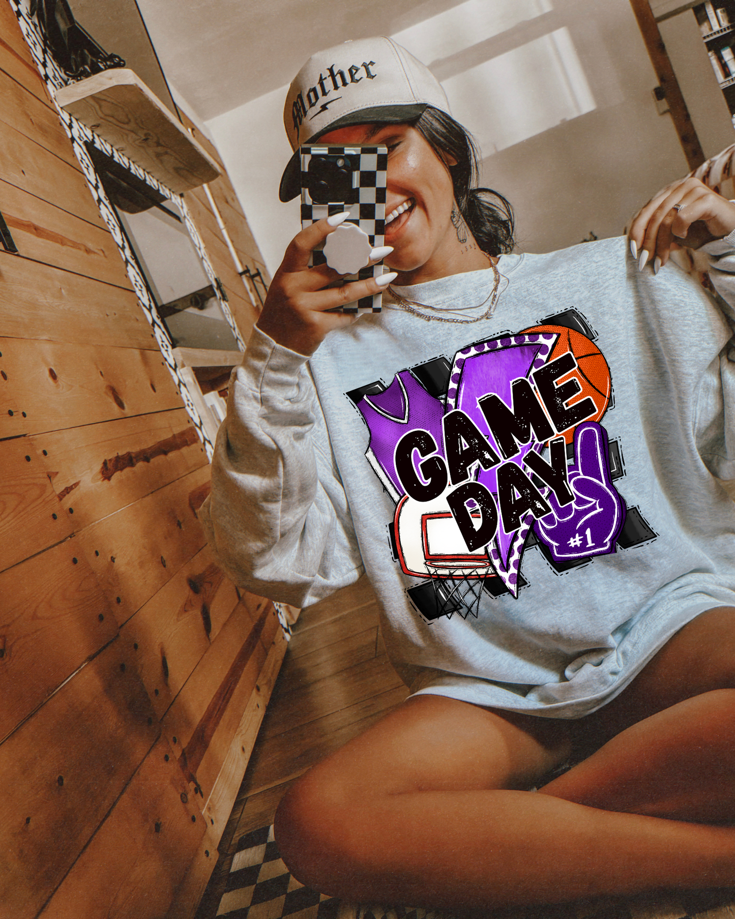 Game Day Basketball (purple)