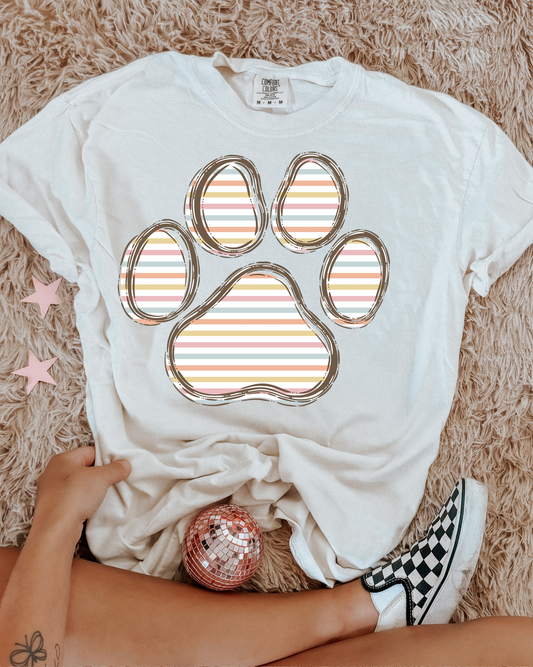 Paw Print (pastel spring)