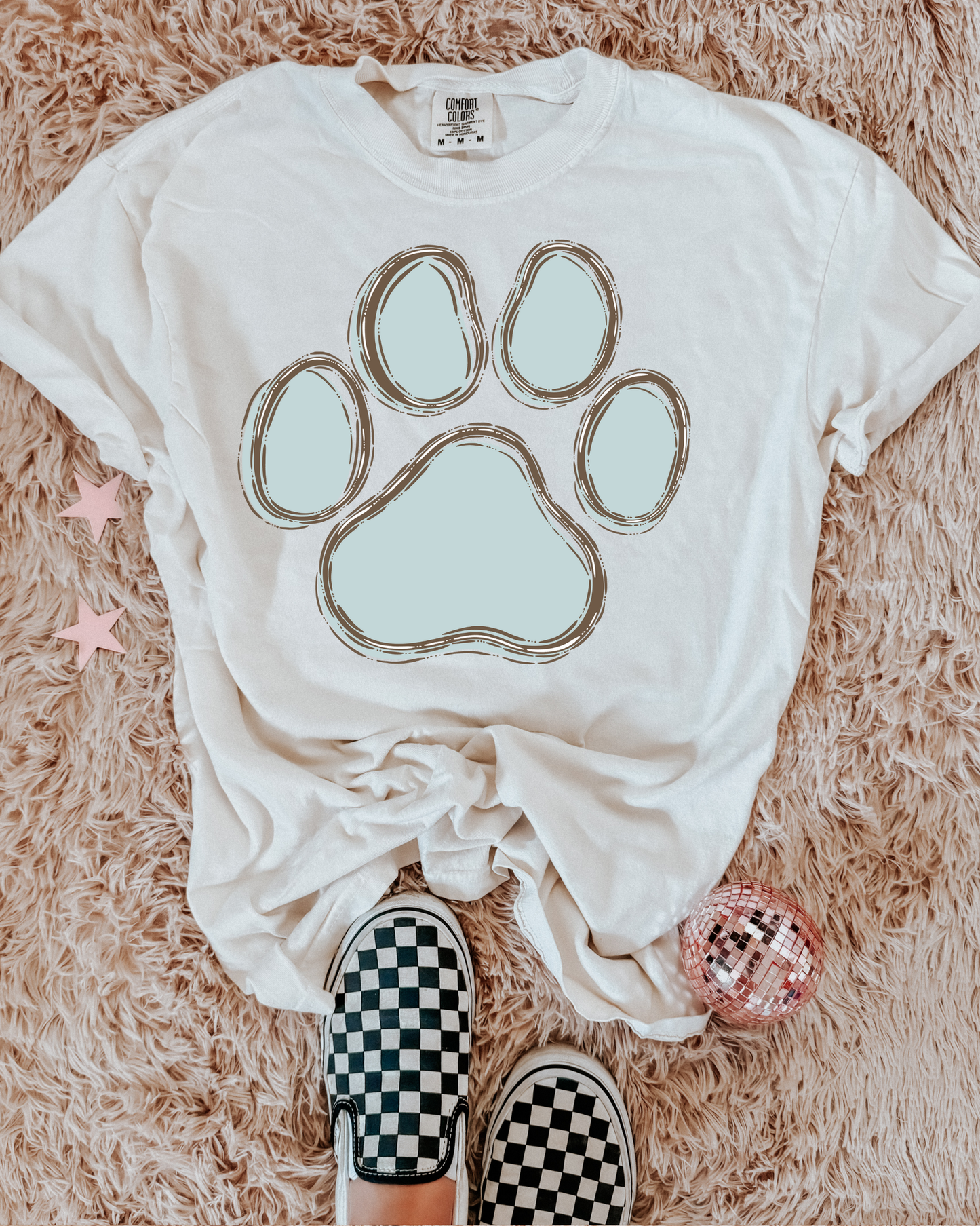 Paw Print (pastel spring)