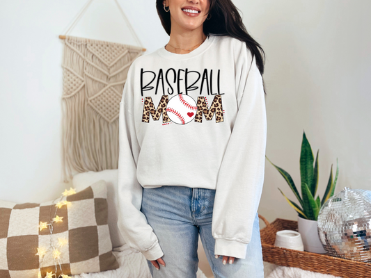 Leopard Baseball Mom