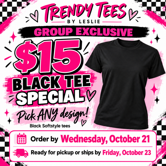 Black T-shirt Sale