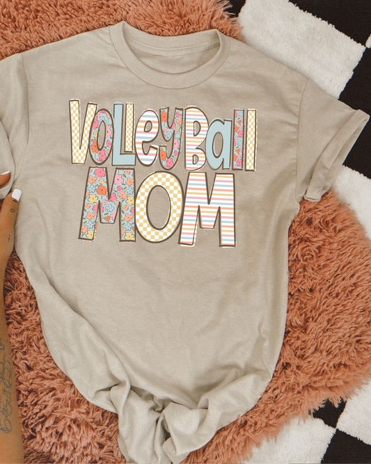 Volleyball Mom (pastel spring)