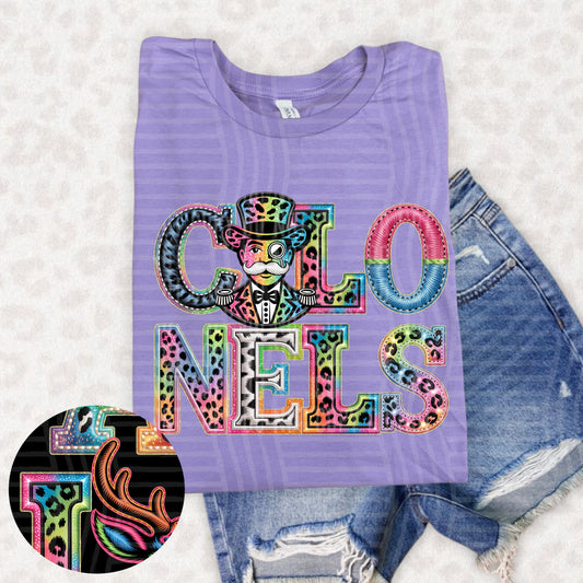 Colonels (pink neon leopard)