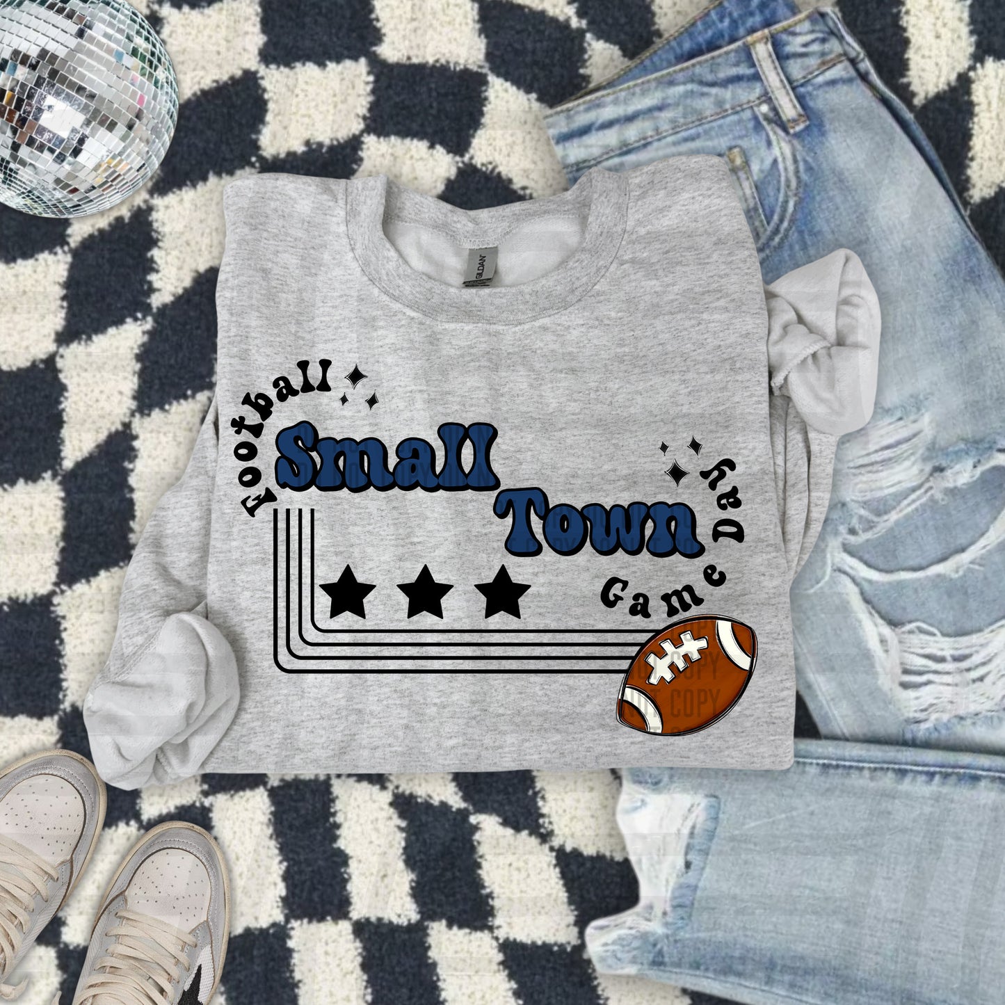 Football Small Town Game Day DTF Transfer