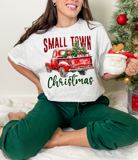 Small Town Christmas DTF Transfer