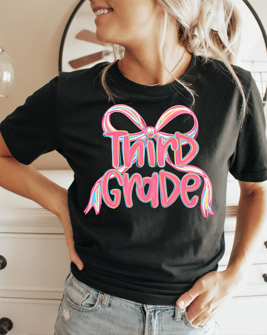 Third Grade (pink bow)