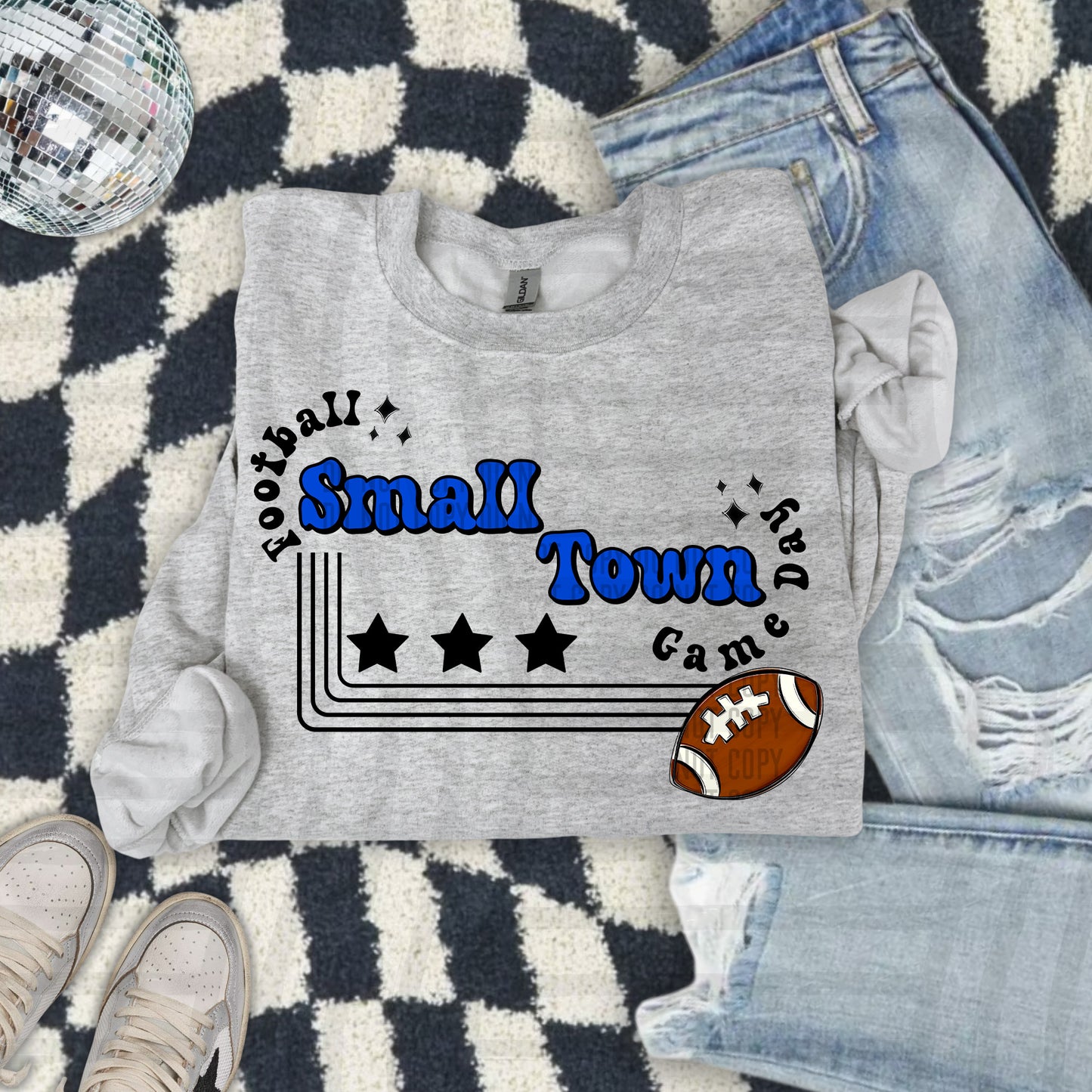 Football Small Town Game Day DTF Transfer
