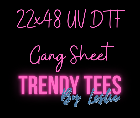 UV DTF 22x48 Custom Gang Sheet