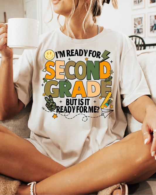 I'm ready for second grade