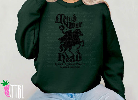 Mind Your Head Adult Tee  - Front ONLY