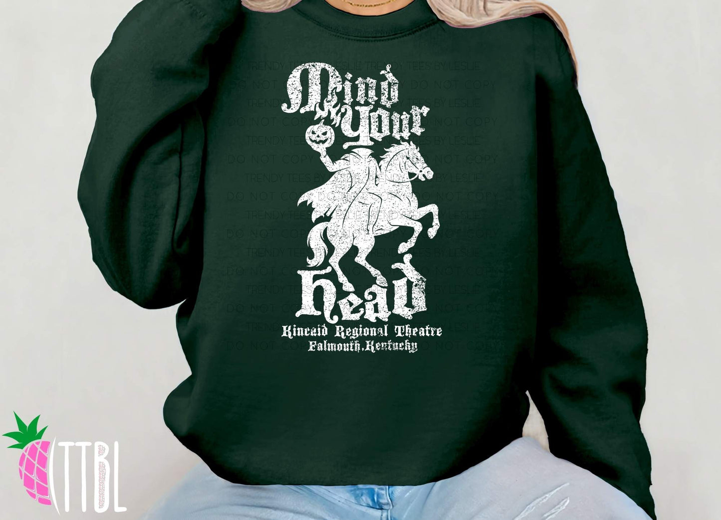 Mind Your Head Adult Tee  - Front ONLY