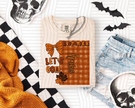 Let's Go Apaches (hey pumpkin mascot)