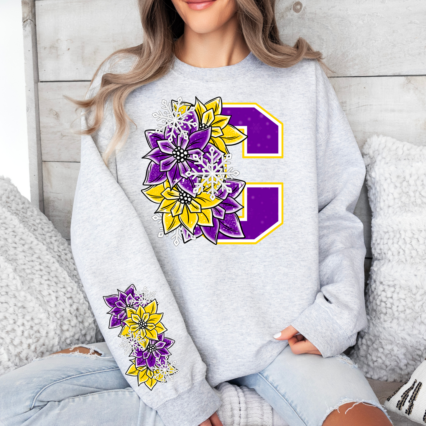 Winter Floral Varsity C