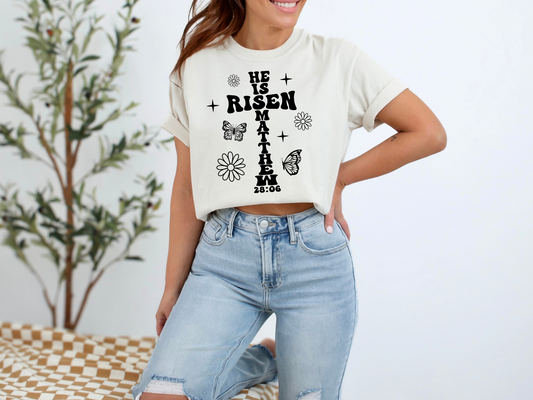 He is risen Matthew 28:06