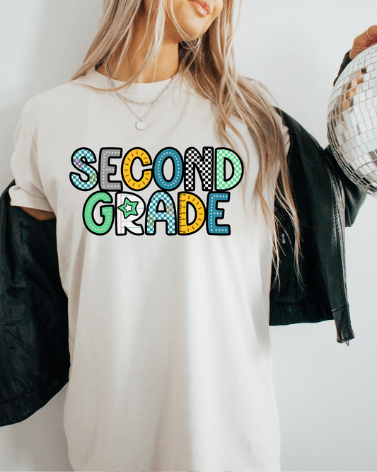Second Grade (blue checkered)