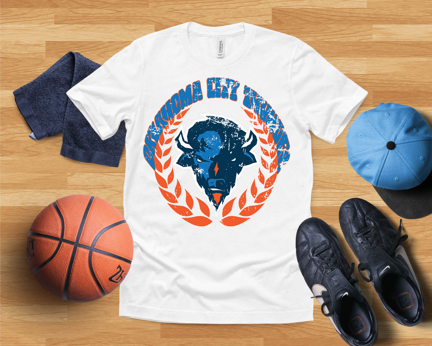 Oklahoma City Thunder (distressed)