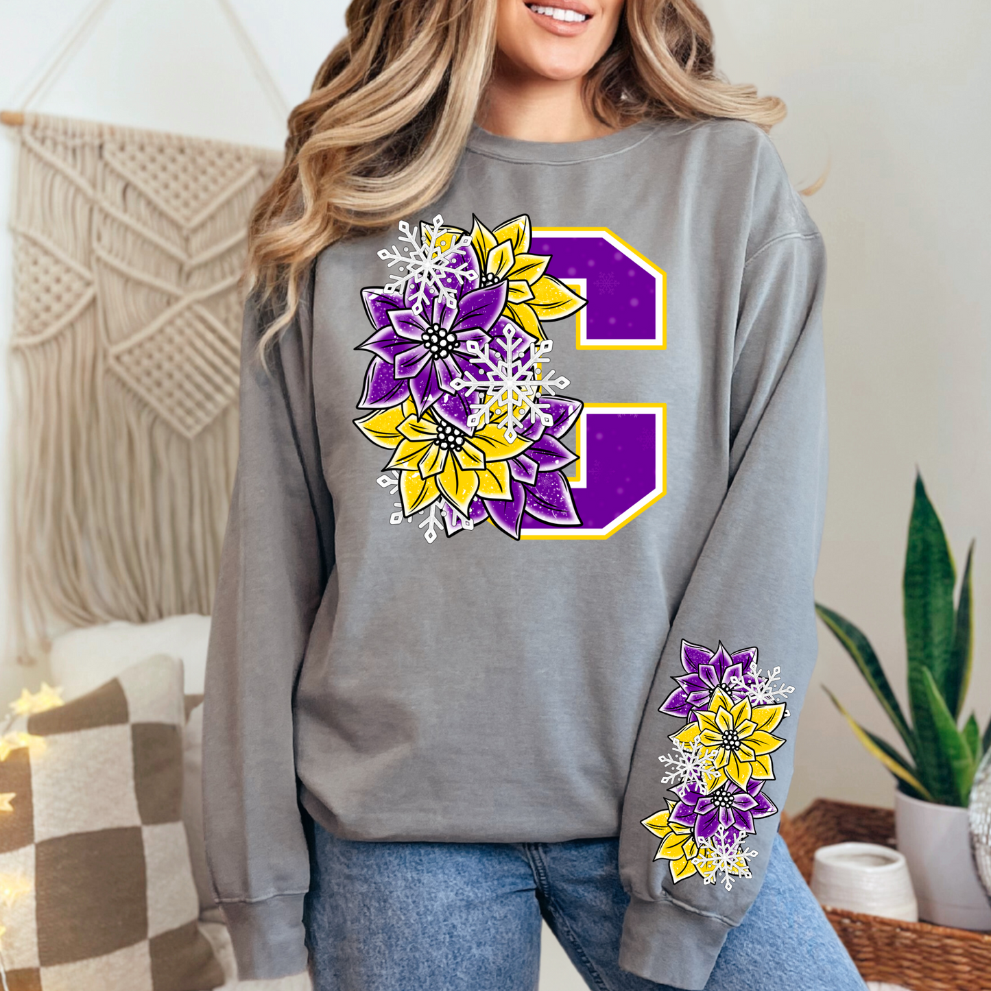 Winter Floral Varsity C