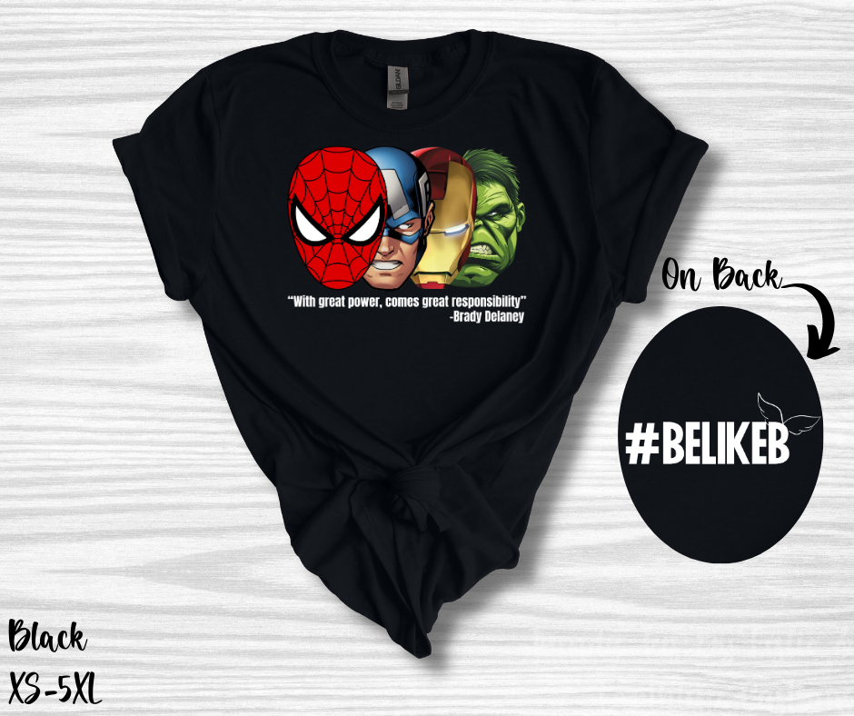 #BeLikeB Superhero Youth Tee