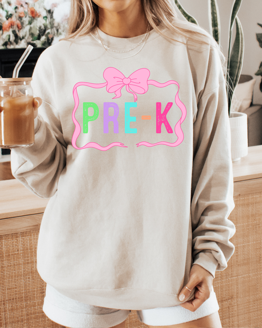 Pre-K (pink bow)