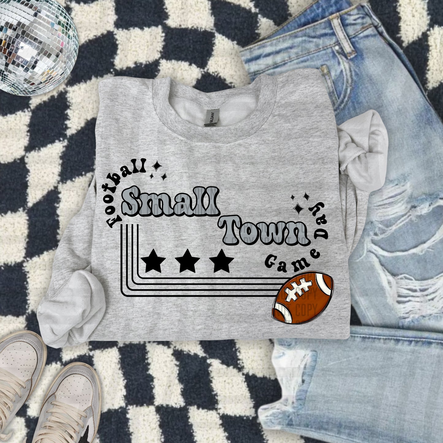 Football Small Town Game Day DTF Transfer