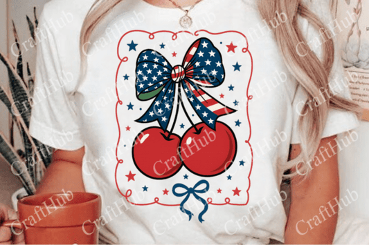 Fourth of July cherries coquette