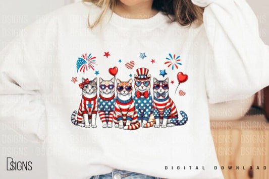 4th of July cats