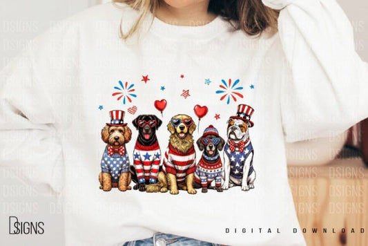 Fourth of July dogs