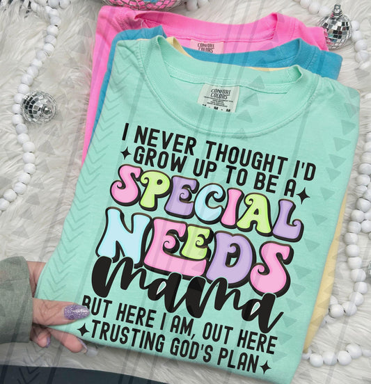 I never thought I'd grow up to be a special needs mama but here I am, out here trusting Gods plan
