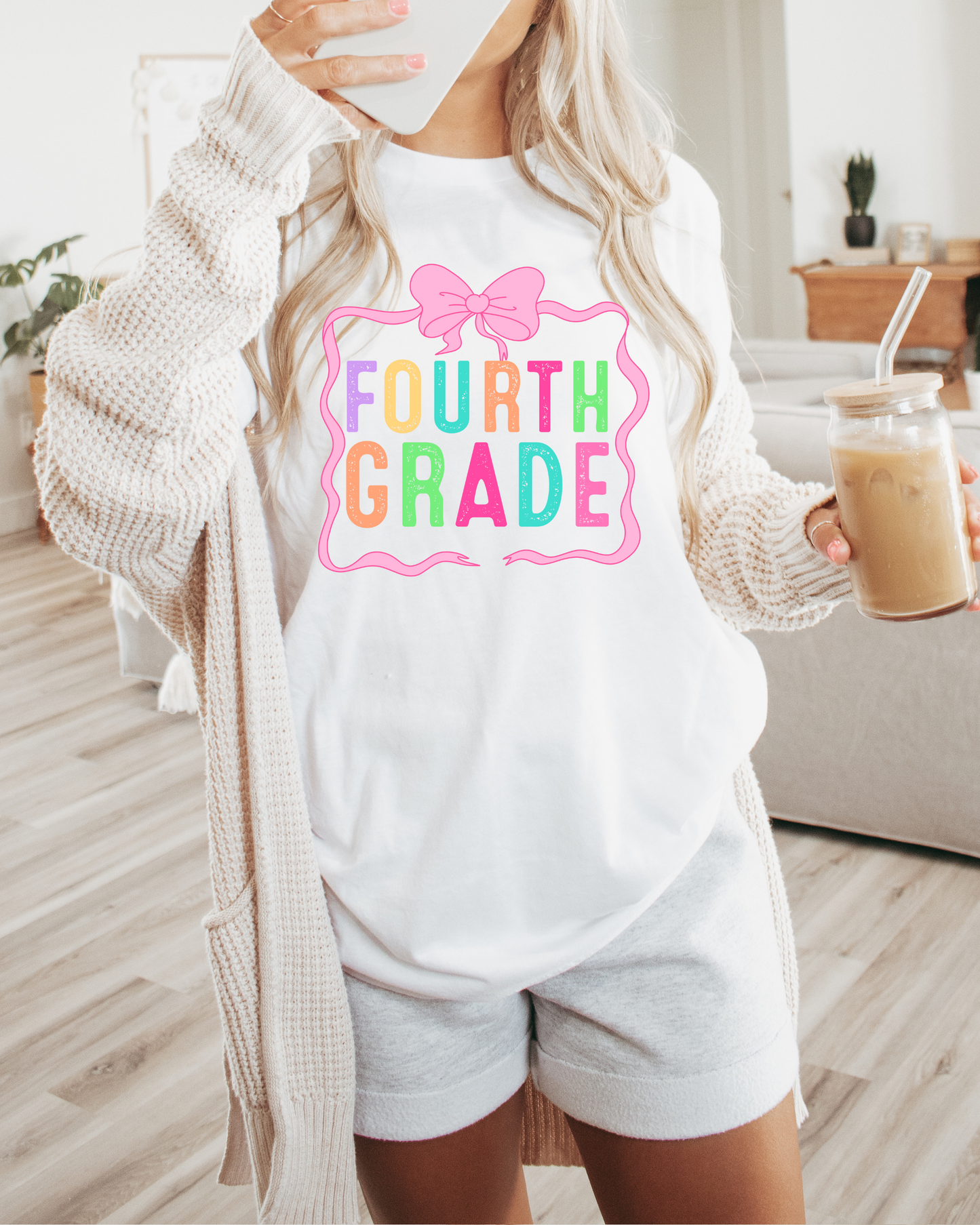 Fourth Grade (pink bow)