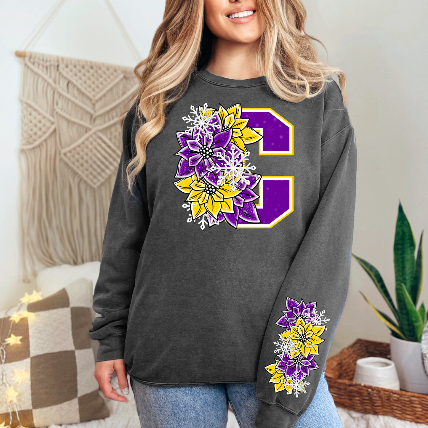 Winter Floral Varsity C