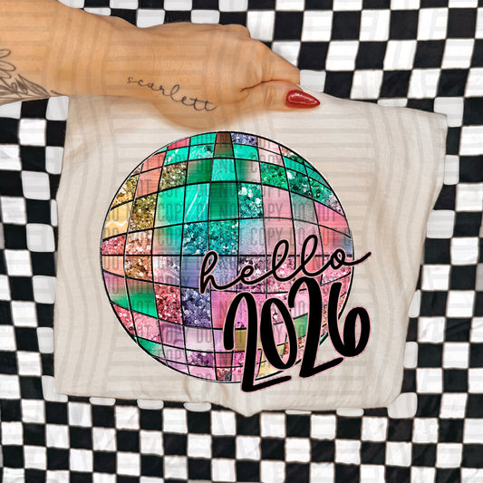 New Year 2026 Pastel Disco