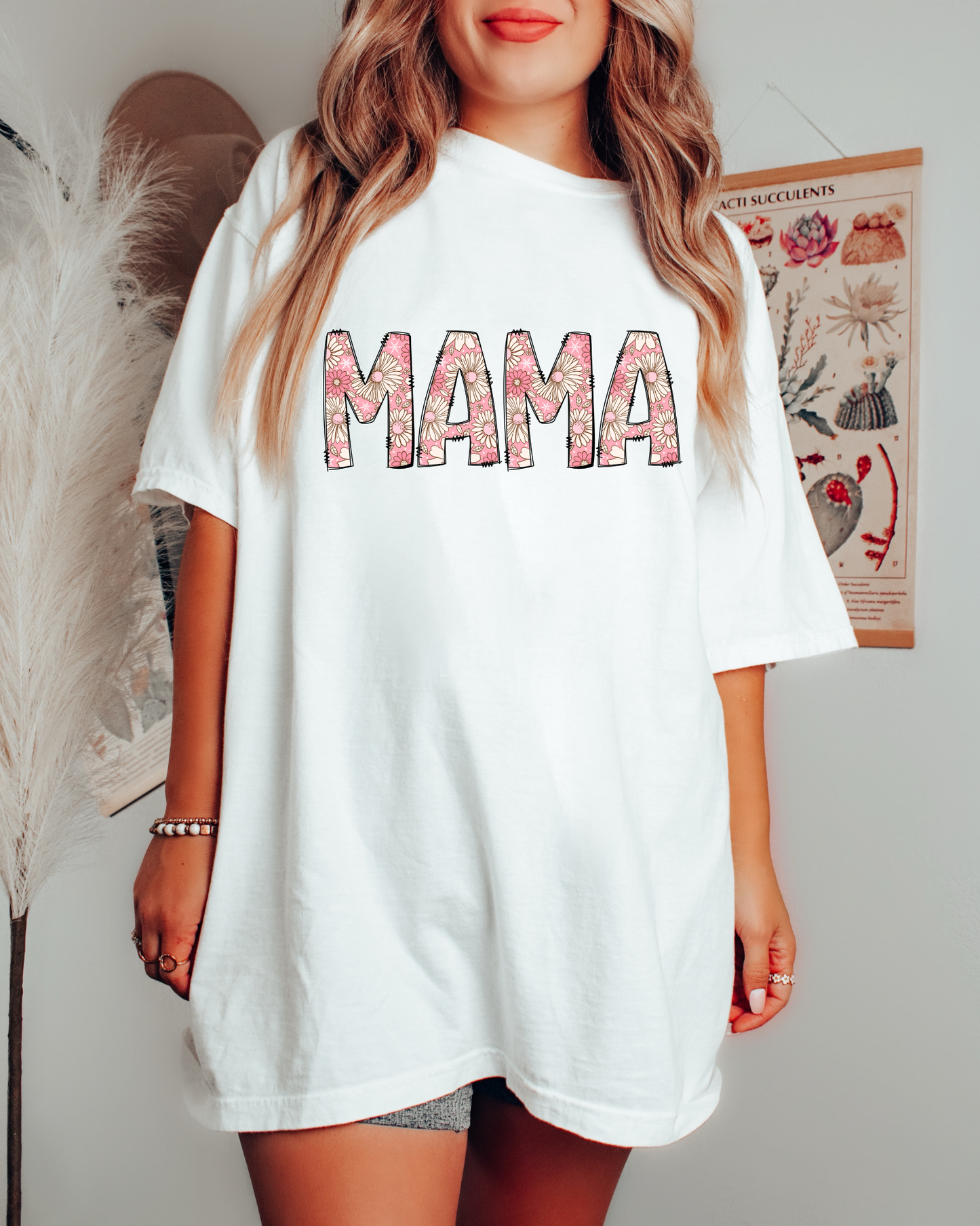 Mama (pink floral)