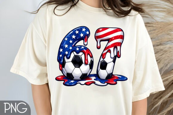 67 Soccer DTF Transfer
