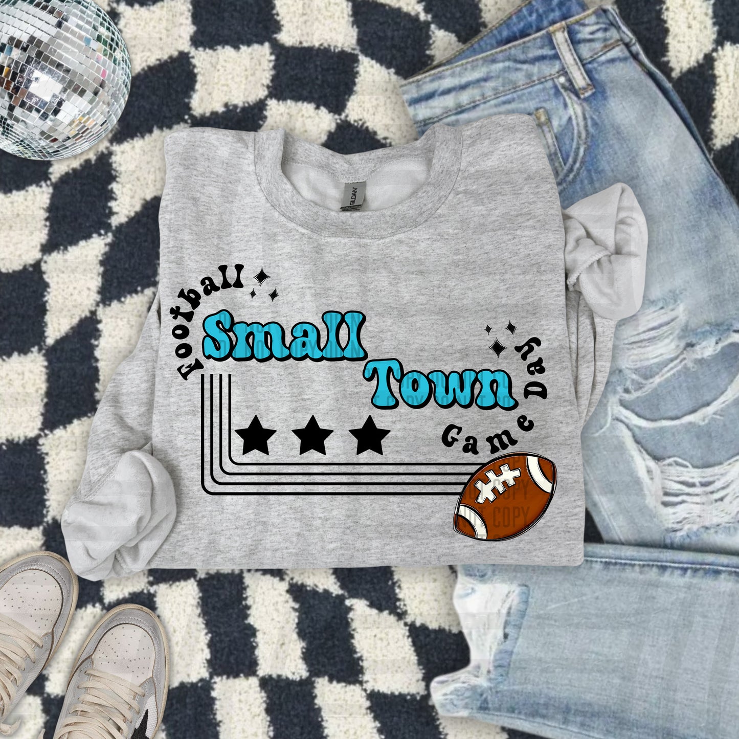 Football Small Town Game Day DTF Transfer