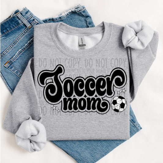 Sports Mom DTF Transfer (Soccer Mom)