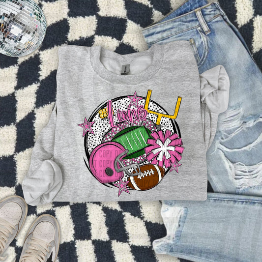 Lions (football round pink)
