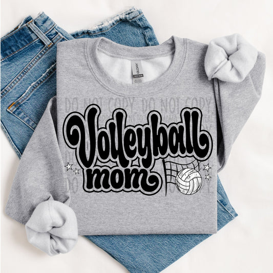 Sports Mom DTF Transfer (Volleyball Mom)