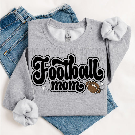 Sports Mom DTF Transfer (Football Mom)