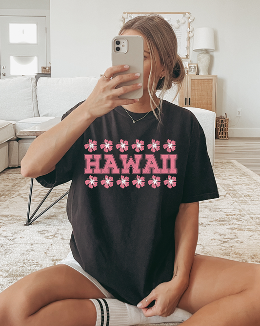 Hawaii (pink flowers)