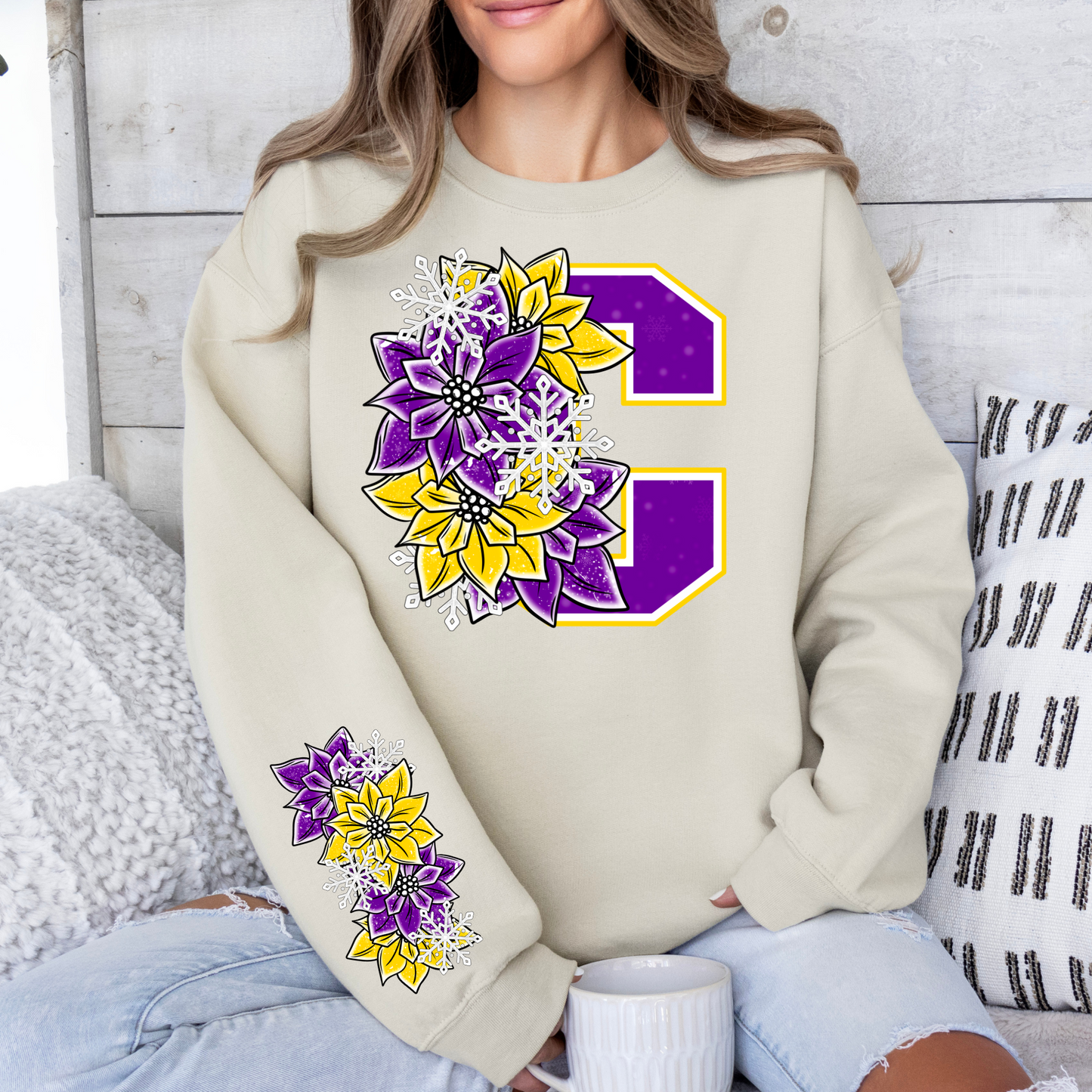 Winter Floral Varsity C